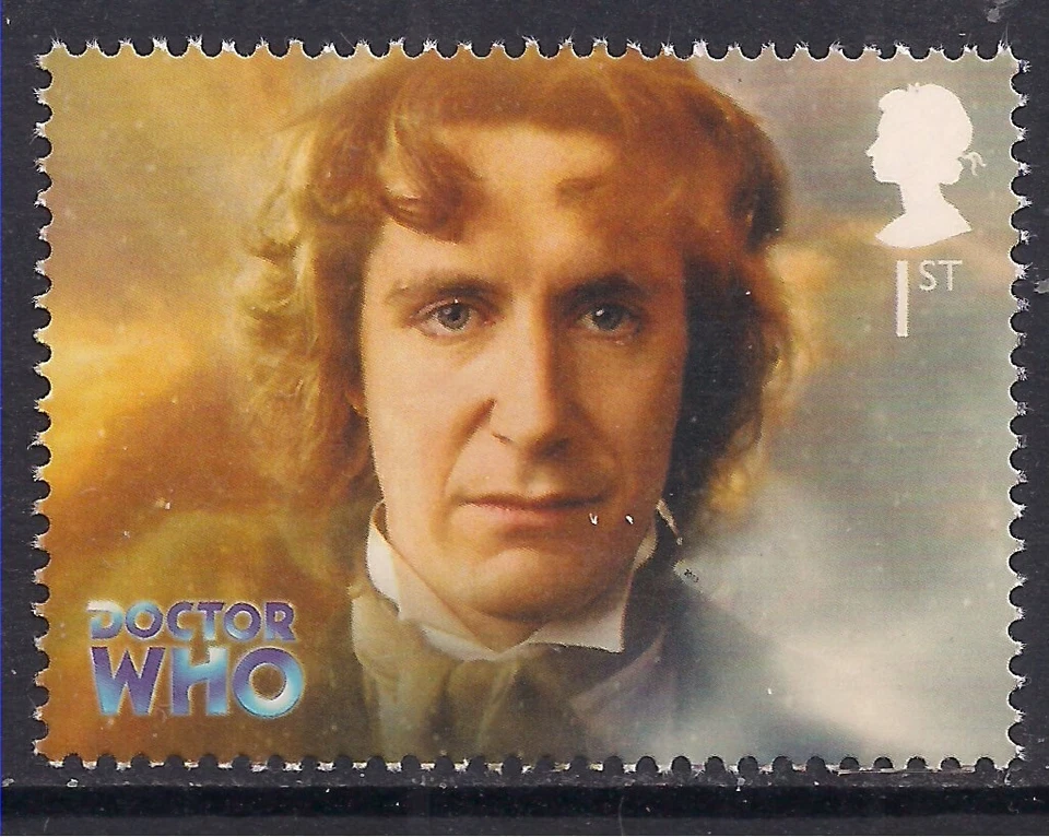 GB 2013 QE2 1st Dr. Who ' Paul McGann ' Umm SG 3440 ( F1351 ) - Image 1 of 1