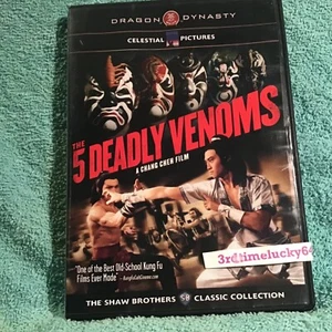 The 5 Deadly Venoms DVD. Shaw Brothers Classic Collection. Chang Chen. Chinese. - Picture 1 of 5