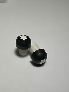 NEW MONTBLANC TOP LOGO BLACK 14mm SPARE PART # 01064164 PRICE PER EACH LOGO - Picture 1 of 4