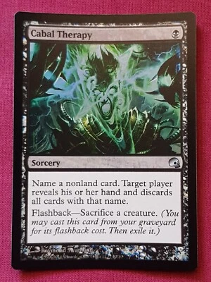 Magic The Gathering PDS GRAVEBORN FOIL CABAL THERAPY black card MTG - Image 1 of 2