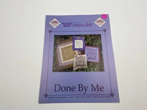 The Workbasket Done By Me Counted Cross Stitch Pattern Sampler - Picture 1 of 3