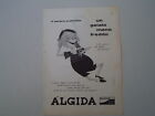 advertising Pubblicit 1959 GELATI ALGIDA