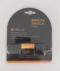 Interruptor remoto con cable Vello RS-O1II para cámaras Olympus seleccionadas - nuevo - Imagen 1 de 4