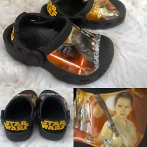 Baby Infant Toddler Crocs Star Wars Slip On Shoes SZ C 4 - 6 - Picture 1 of 12