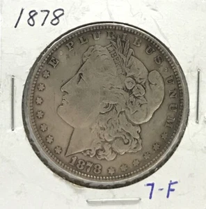 1878 7-F $1 Morgan Silver Dollar #1 Coin - Picture 1 of 2