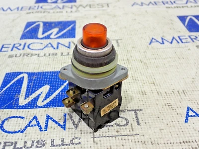 General Electric CR2940UW Illuminated Pushbutton Amber 115V - Image 1 of 4