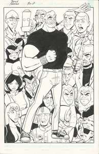 Brock Samson & The Venture Brothers 11 x 17 Original Pin-Up Art - Bild 1 von 3