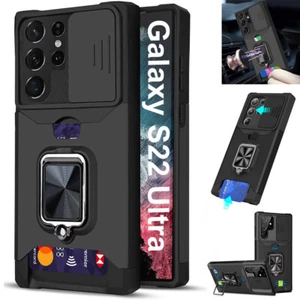 Heavy Duty Military Grade Shockproof Case for Galaxy S22 23 Plus Kickstand Ring - Picture 1 of 17