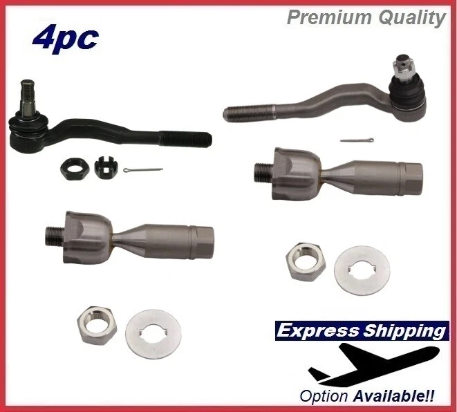 Premium Tie Rod End SET Inner&Outer For TOYOTA TACOMA Kit ES3546 ES3545 EV433 - Image 1 of 1