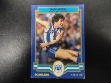 1986 SCANLENS CARD NO.118 MARK ARCERI NORTH MELBOURNE