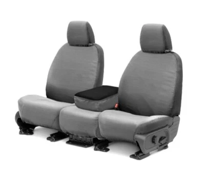 Covercraft SS3353PCGY Silverado 1500 Custom-Fit Gray Front SeatSaver Seat Cover - Image 1 of 2
