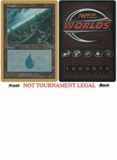 Island (Mercadian Masques 338 - Antoine Ruel - 2001) World Championship HP