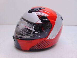 GMAX MD-04S Modular Reserve Snow Helmet Red/Silver/Black Large