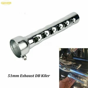Universal 51mm Motorcycle Exhaust Can Muffler Insert Baffle DB Killer Silencer - Picture 1 of 9