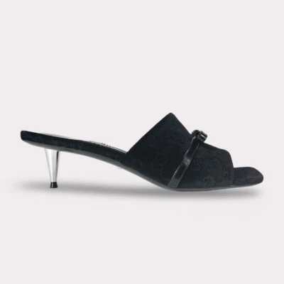 Gucci GG Jacquard Terciopelo Arco Mula 55mm - Mujer’s 7.5 Foto 1 de 4