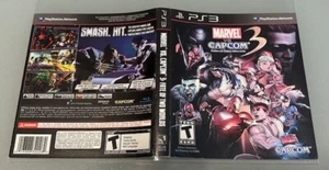 Marvel Vs. Capcom 3: Fate of Two Worlds Playstation 3 Cover Art - Picture 1 of 1
