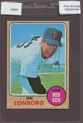 1968 Topps Jim Lonborg NRMT - Image 1 of 2
