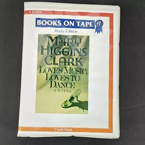 Loves Music Loves to Dance Audiobook by Mary Higgins Clark Novel Cassette Tape - Picture 1 of 4