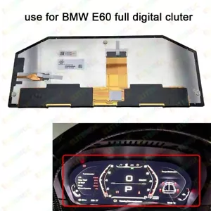 12.3" LCD Display For BMW 5 Series E60 E61 E63 E64 2003-2009 Dash Speedometer - Foto 1 di 5