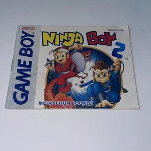 RARE 100% AUTHENTIC! Ninja Boy 2 Instruction Booklet For Nintendo Gameboy GB - Picture 1 of 11