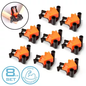 STAHLWERK Eckenspanner 8er Set 60° 90° 120° Winkelspanner Rahmenspanner - Bild 1 von 8