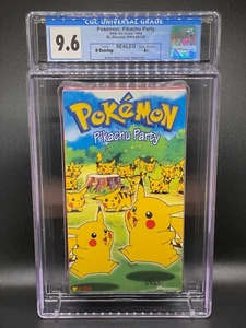 Pokemon Vol. 12 Pikachu Party Factory Sealed Graded VHS Tape CGC 9.6 Seal A+ - Picture 1 of 2