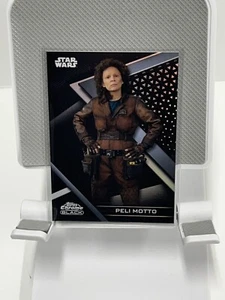 2022 Star Wars Chrome Black Peli Motto # 60 Refractor - Mandalorian - 127/199 - Bild 1 von 2