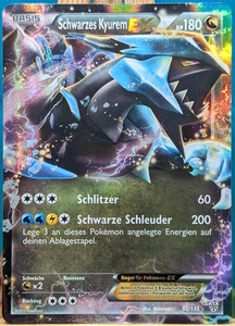 POKEMON - Plasma Sturm - Schwarzes Kyurem EX - 95/135 - deutsch - Bild 1 von 2