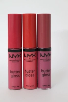 NYX BUTTER GLOSS LIP GLOSS 8ML - CHOOSE SHADE - Image 1 of 4