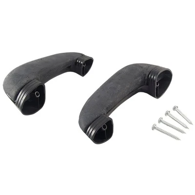 Camión Ford serie F 1948-56; almohadillas de reposabrazos con bases; negro Foto 1 de 4