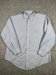 Camisa Brooks Brothers Makers Azul Oxford Para Hombre Manga Larga 16-34 Hecha en EE. UU. - Imagen 1 de 7