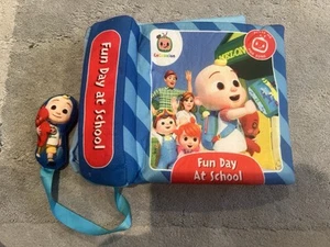 CoComelon Fun Day School Soft Plush Interactive Musical Book Tested Works - Picture 1 of 4