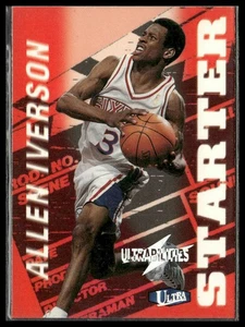 1997-98 Ultra #2 S Allen Iverson Ultrabilities Starter Philadelphia 76ers - Picture 1 of 2