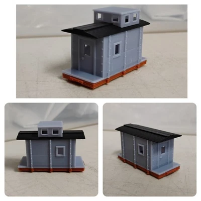 HOn30 14ft 3 in 1 OUTSIDE BRACED CABOOSE kit. No trucks/couplers. RESIN 3D Print - Image 1 of 4