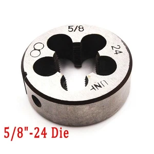 Tools 5/8\" - 24 DIE Muzzle Threading Round 1.5\" (38mm) High Speed Steel - Picture 1 of 9