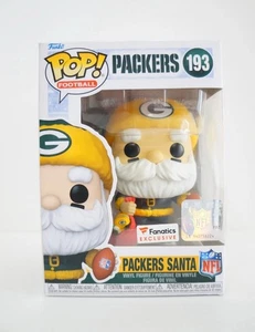 Funko Pop 193 Packers Santa Green Bay Packers NFL Football Fanatics Exclusive - Picture 1 of 1