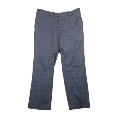 VTG Double RL RRL Ralph Lauren Pants Men 38x30 Plaid Blue Golf Dress Trousers - Image 1 of 4