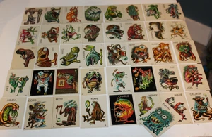 1965 Topps UGLY STICKERS Near Complete Set 1 -44 Stickers Cards Unused MISSING 3 - Picture 1 of 10