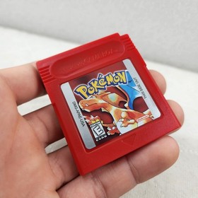 GBC Red Version Game Boy Color, English Cartridge Game Tested USA