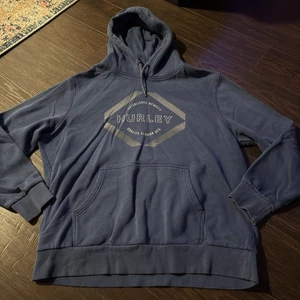 Men’s Hurley Hooded Pullover Sweatshirt - Blue, Size XL - Picture 1 of 2