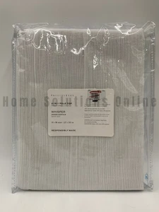 Pottery Barn Whisper Sheer Curtain White 50" x 96" #Q12K - Picture 1 of 3