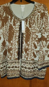 Neu mit Etikett Chicos Größe 3 gold-ockerfarbene Strickjacke - Bild 1 von 9