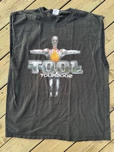Camiseta vintage 2002 Tool Lateralus Salival banda gira XXL sin mangas metal - Imagen 1 de 9