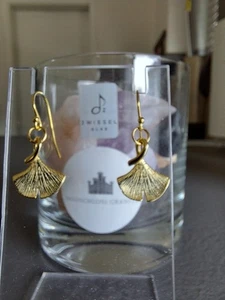 Gingko Ohrringe, S925, 18k vergoldet, 49.3 - Bild 1 von 2