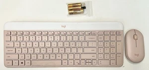 Logitech MK470 Slim Wireless Keyboard and Mouse Combo - Rose- READ - Picture 1 of 5