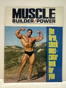 Vintage January 1970 Muscle Builder Power Magazine Arnold Schwarzenegger RARE - Bild 1 von 2