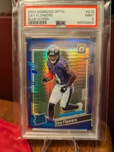 🔥 Zay Flowers BLUE HYPER MINT 9 2023 Donruss Optic RC *RAVENS Pro Bowl WR - Bild 1 von 1