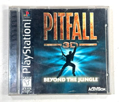 Pitfall 3D: Beyond the Jungle (Sony PlayStation 1, 1998) PS1 CIB - Image 1 of 4