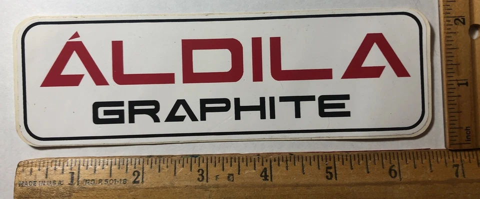 Calcomanía adhesiva de parachoques con logotipo de grafito Aldila de colección palos de golf varillas de hierro para conductor Foto 1 de 1