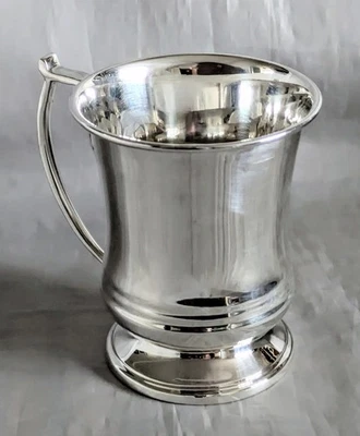 Tasse Argent Massif Poincon Royaume-Uni Birmingham 1945 - Photo 1/4